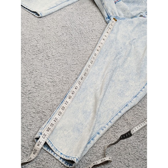 Vintage 80s Stefano Jeans Unisex 36/20W Baggy Skate Button Fly Patch Embroidered - Picture 7 of 9